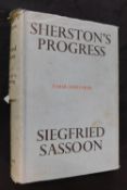 SIEGFRIED SASSOON: SHERSTON'S PROGRESS, London, Faber & Faber, 1936, 1st edition, original cloth