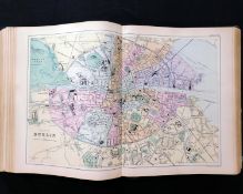 G W BACON (EDITED): COMMERCIAL AND LIBRARY ATLAS OF THE BRITISH ISLES FROM THE ORDNANCE SURVEY