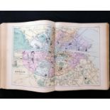 G W BACON (EDITED): COMMERCIAL AND LIBRARY ATLAS OF THE BRITISH ISLES FROM THE ORDNANCE SURVEY