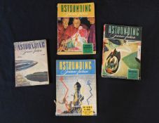 ASTOUNDING SCIENCE FICTION, 4 copies, New York, Street & Smith, May-July 1943, May 1945, volume