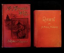 SIR HENRY RIDER-HAGGARD: 2 titles: MR MEESON'S WILL, London, Spencer Blackett, 1888, 1st edition,