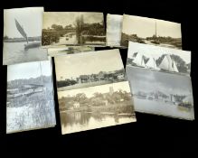 Packet approx 50 Broadland photographs/photogravure prints circa 1930s depicting various Norfolk