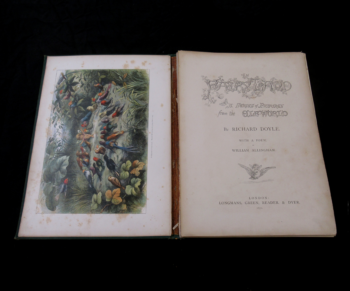 RICHARD DOYLE (ILLUSTRATED) AND WILLIAM ALLINGHAM: IN FAIRYLAND, A SERIES OF PICTURES FROM THE ELF- - Image 3 of 11