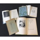 T F POWYS: 5 titles: THE DEWPOND, London, Elkin Mathews and Marot, 1928, limited edition (530), (