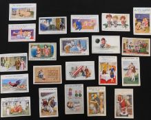 One box: 300+ comic postcards circa early/mid-20th century including Donald McGill (40+), Phil