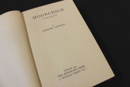 ALEISTER CROWLEY: MOONCHILD - A PROLOGUE, London, The Mandrake Press, 1929, 1st edition, signed