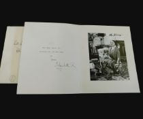 Queen Elizabeth, The Queen Mother (1900-2002) signed 1963 Christmas card, with original envelope