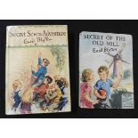 ENID BLYTON: 2 titles: SECRET OF THE OLD MILL, illustrated Eileen A Soper, London, Brockhampton