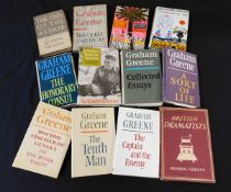 GRAHAM GREENE: 12 titles: THE END OF THE AFFAIR, London, 1951, 1st edition, original cloth, dust-