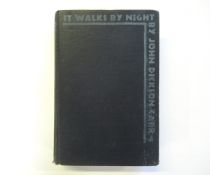 JOHN DICKSON CARR: IT WALKS BY NIGHT, New York and London, Harper & Bros, 1930, 1st edition, text