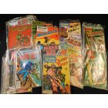 BOX assorted UK and USA comics including A CLASSIC IN PICTURES (AMEX) Nos 1-12 complete, original