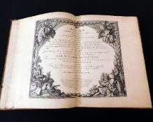 L'ABBE DE GOURNE: ATLAS ABREGE ET PORTATIF..., Paris, 1763,engraved double page title, 5 double page