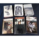 LEN DEIGHTON: 6 titles: HORSE UNDER WATER, London, Jonathan Cape, 1963, 1st edition, "Secret File No