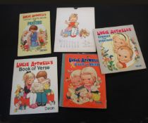 MABEL LUCIE ATTWELL: 5 titles: LUCIE ATTWELL'S STORIES FOR EVERY DAY, 1964, 1st edition, original