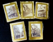 Collection 60+ circa late 19th century stereographs, various topographical views including