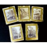 Collection 60+ circa late 19th century stereographs, various topographical views including