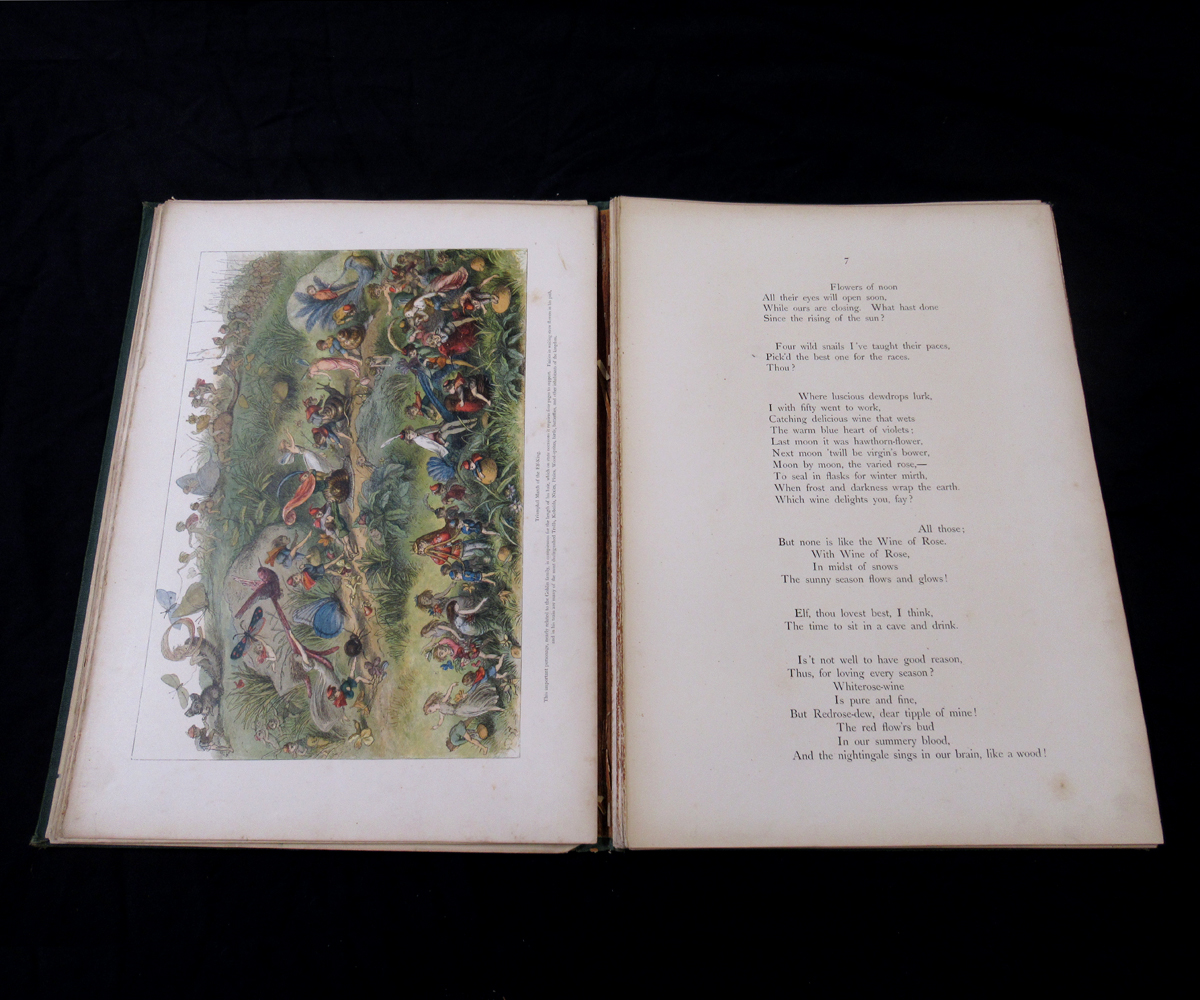 RICHARD DOYLE (ILLUSTRATED) AND WILLIAM ALLINGHAM: IN FAIRYLAND, A SERIES OF PICTURES FROM THE ELF- - Image 4 of 11
