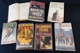 HAMMOND INNES: 18 titles: THE LONELY SKIER, London, 1947, 1st edition, original cloth silvered,