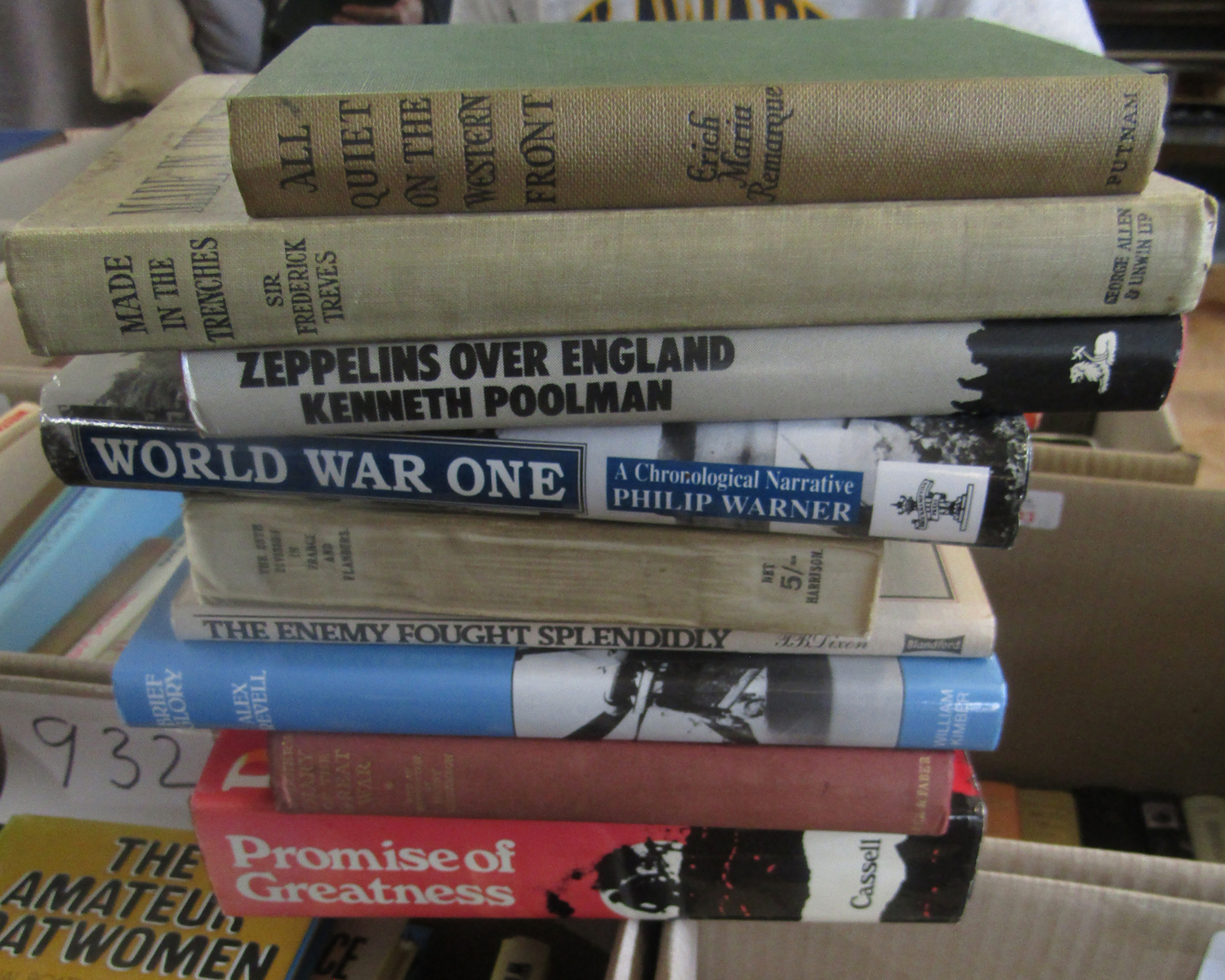 Two boxes: Military, mainly WWI - Image 3 of 4