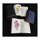 SHIRLEY HIBBERD: FAMILIAR GARDEN FLOWERS, London, Cassell et al, circa 1900, 5 volumes, 100 coloured