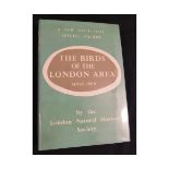 R C HOLMES & OTHERS: THE BIRDS OF THE LONDON AREA SINCE 1900, London, Collins, 1957, 1st edition,