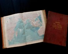 THE TIMES SURVEY ATLAS OF THE WORLD, 1920, folio, original cloth very worn and soiled, lower board