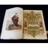 THE HOLY BIBLE, edited Rev John Brown, Accrington, Daniel Chadwick, circa 1880, Kronheim coloured