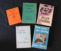 DYLAN THOMAS: 5 titles: DEATHS AND ENTRANCES, London, J M Dent, 1946, 1st edition, original cloth,