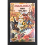 TERRY PRATCHETT: EQUAL RITES, London, Victor Gollancz, 1987, signed to title page, original cloth