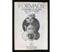 PAUL A RYAN (EDITED): FORMAOS - A PERIODICAL OF THE OCCULT ARTS, Great Witchingham, Sothis