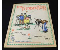 ROZ [PSEUDONYM]: THE TIMBER TOES, illustrated Haz, London, Raphael Tuck, [1946], 1st edition, [16]