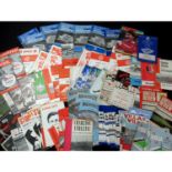 Packet circa 80 football programmes 1959-1968 including Birmingham City (7), Charlton Athletic (10),