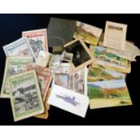 One box: assorted ephemera & magazines, including THE WAR BUDGET ILLUSTRATED, 16+ issues circa