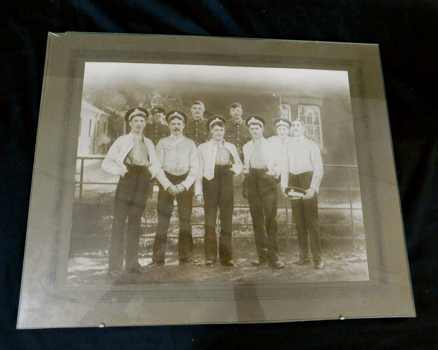 Mounted photograph depicting No 6 Company 1st Battalion Coldstream Guards, Chelsea 1912, - Image 3 of 3