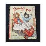 LOUIS WAIN (ILLUSTRATED) AND OTHERS: FAMILY FUN, London, Raphael Tuck & Sons, circa 1927, "Father