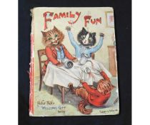 LOUIS WAIN (ILLUSTRATED) AND OTHERS: FAMILY FUN, London, Raphael Tuck & Sons, circa 1927, "Father