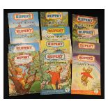 RUPERT ADVENTURE SERIES [1952, 1954-58], Nos 13, 19, 23-30, 34-35, 4to, original pictorial wraps,