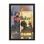 ED MCBAIN: COP HATER, London, Boardman, 1958, 1st edition, signed, the author's first "87th