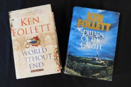 KEN FOLLETT: 2 titles: THE PILLARS OF THE EARTH, London, MacMillan, 1989, 1st edition, original