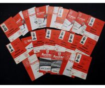Packet Arsenal FC 23 programmes 1961-1968, mainly League Division One games + FA Cup 5th round v