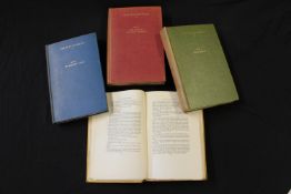 HENRY WILLIAMSON: THE FLAX OF DREAM, 1929-1931, 4 volumes, volumes 1-3 London, Faber & Faber, 1929-