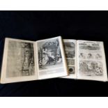 THE ILLUSTRATED LONDON NEWS, 1860, volumes 36-37, 6 folding coloured plates, Emperor Napoleon III at