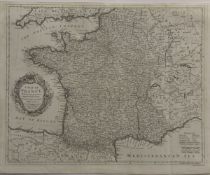 EMANUEL BOWEN: A NEW AND ACCURATE MAP OF FRANCE WITH ITS ACQUISITIONS COMPOSED FROM THE LATEST