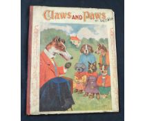 LOUIS WAIN: CLAWS AND PAWS, STORIES AND PICTURES FROM KITTENLAND AND PUPPYLAND, London and