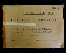 TRUNK ROAD NO 9 LONDON-BRISTOL SOUTHERN ENGINEERING DIVISION PART II WILTSHIRE, SOMERSET, circa