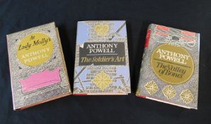 ANTHONY POWELL: 3 titles: THE SOLDIER'S ART, London, 1966, 1st edition, original cloth gilt, dust-