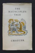 GEOFFREY CHAUCER: THE MAUNCIPLE'S TALE, Leeds College of Technology, 1948, frontis + head and tail