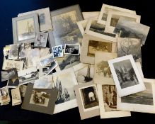 One box: good quantity assorted vintage photographs, mainly circa late 19th/early 20th century