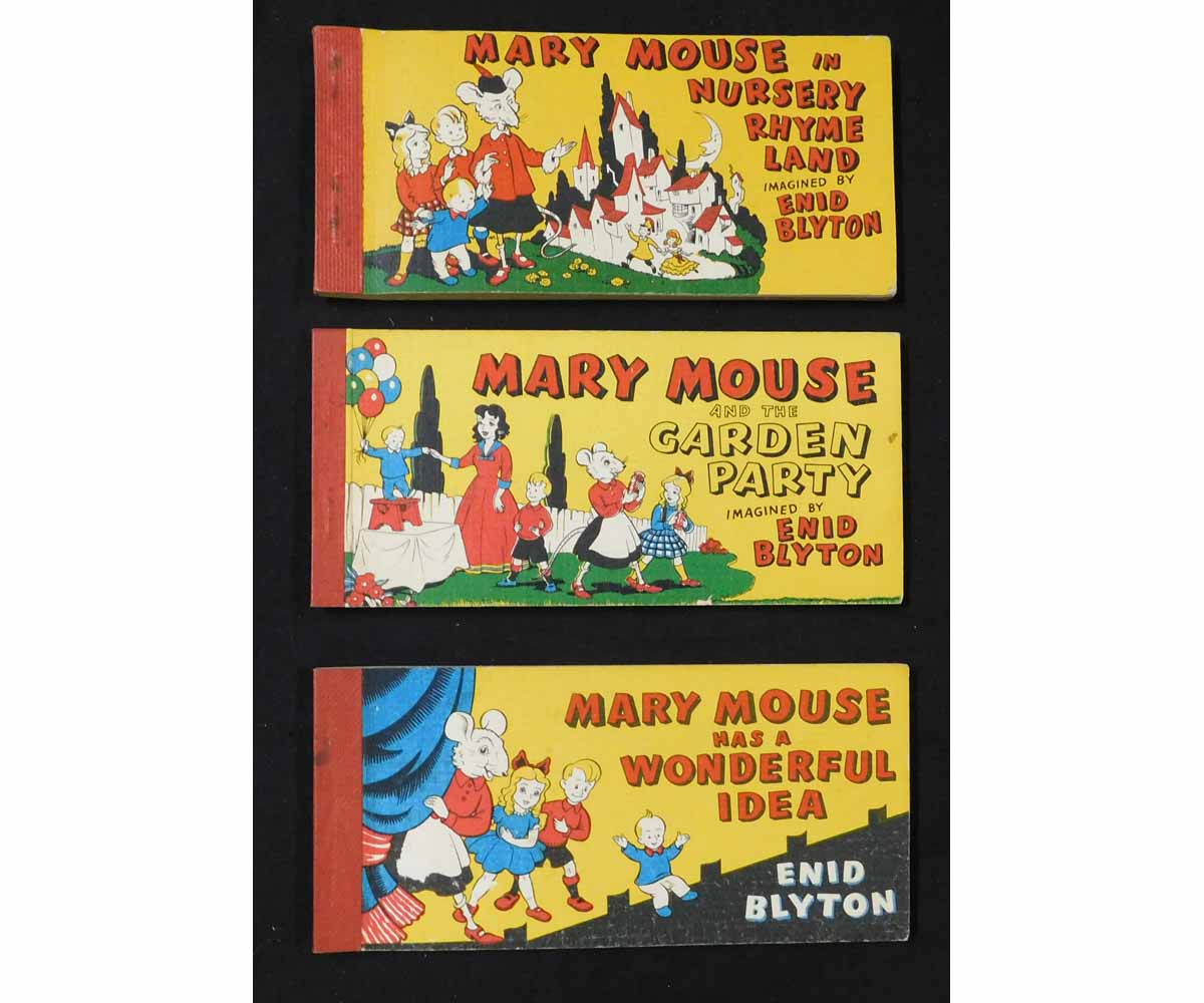 ENID BLYTON: MARY MOUSE IN NURSERY RHYME LAND - AND THE GARDEN PARTY - HAS A WONDERFUL A IDEA,