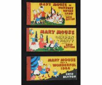 ENID BLYTON: MARY MOUSE IN NURSERY RHYME LAND - AND THE GARDEN PARTY - HAS A WONDERFUL A IDEA,